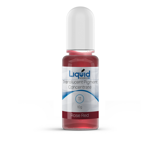 Liquid Models 3D Translucent Pigment Concentrate for Clear 3D Printing Resin 11 Rose Red - www.3dprintmonkey.co.uk - 1