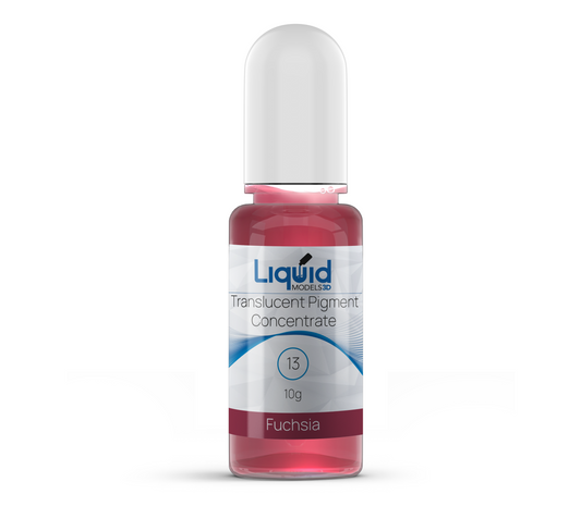 Liquid Models 3D Translucent Pigment Concentrate for Clear 3D Printing Resin 13 Fuchsia - www.3dprintmonkey.co.uk - 1