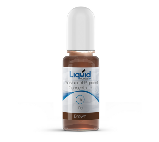 Liquid Models 3D Translucent Pigment Concentrate for Clear 3D Printing Resin 14 Brown - www.3dprintmonkey.co.uk - 1