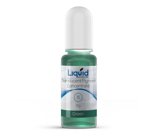Liquid Models 3D Translucent Pigment Concentrate for Clear 3D Printing Resin 15 Green - www.3dprintmonkey.co.uk - 1