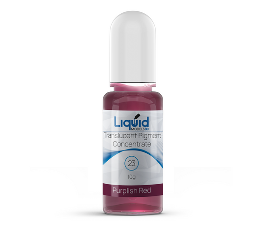 Liquid Models 3D Translucent Pigment Concentrate for Clear 3D Printing Resin 23 Purplish Red - www.3dprintmonkey.co.uk - 1