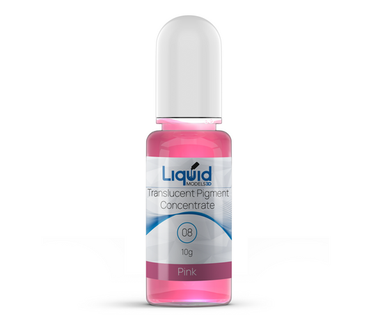 Liquid Models 3D Translucent Pigment Concentrate for Clear 3D Printing Resin 08 Pink - www.3dprintmonkey.co.uk - 1
