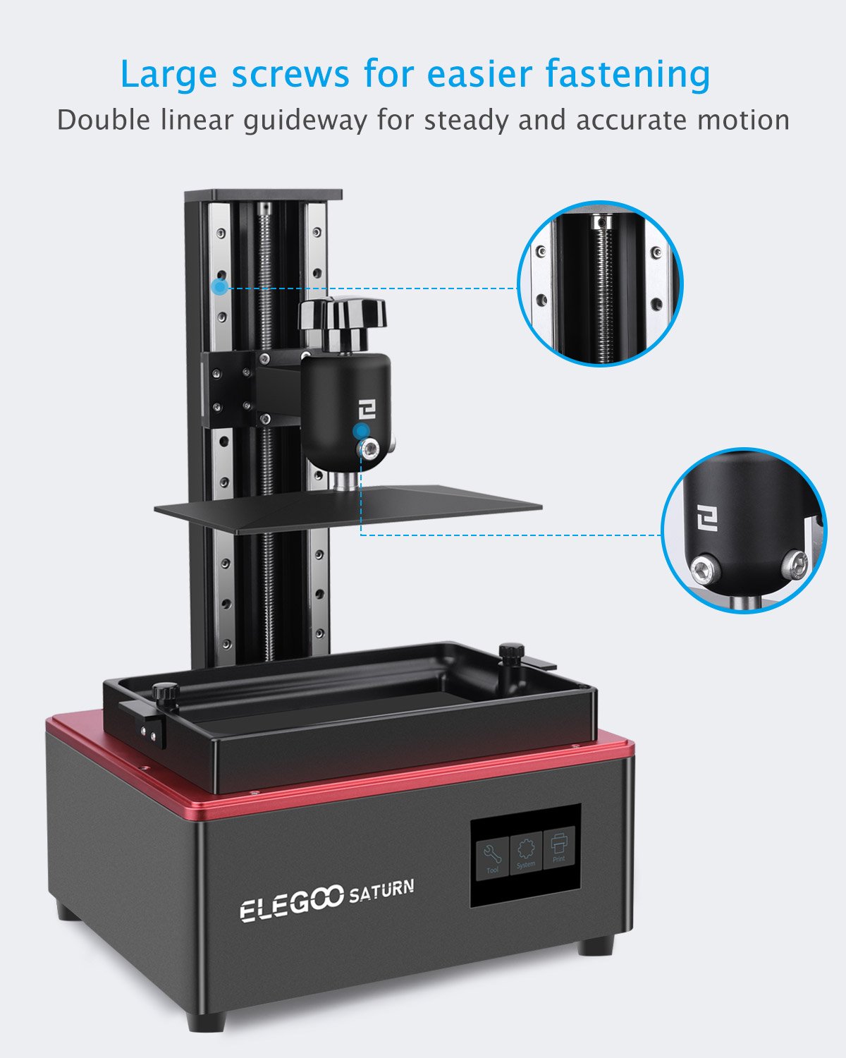 Elegoo Saturn Reconditioned 3D Printer - Grade C - www.3dprintmonkey.co.uk - 2