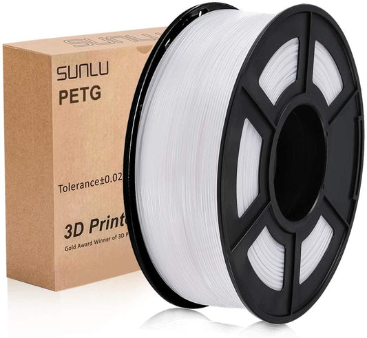 SUNLU PETG White 1.75mm 3D Printer Filament 1kg - www.3dprintmonkey.co.uk - 1
