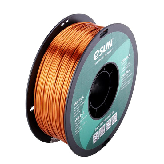 eSUN eSilk PLA Copper Filament 1.75mm 3D Printer Silk Filament 1kg - www.3dprintmonkey.co.uk - 1