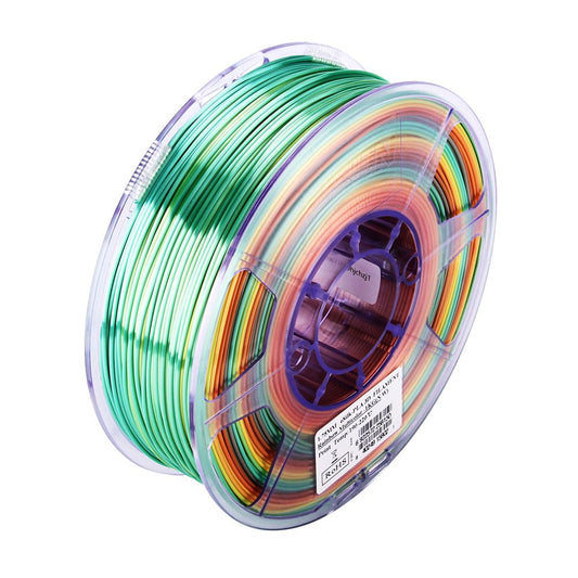 eSUN eSilk PLA Rainbow Filament 1.75mm 3D Printer Silk Filament 1kg - www.3dprintmonkey.co.uk - 1