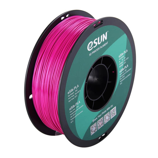 eSUN eSilk PLA Violet Filament 1.75mm 3D Printer Silk Filament 1kg - www.3dprintmonkey.co.uk - 1