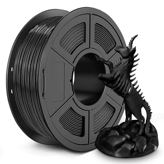 SUNLU ASA black Filament 1.75mm 3D Printer Filament 1kg - www.3dprintmonkey.co.uk - 1