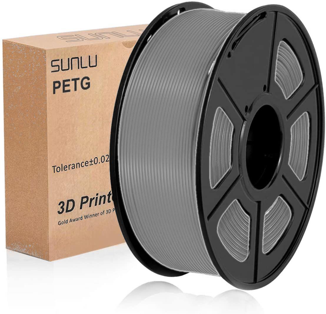 SUNLU PETG Grey 1.75mm 3D Printer Filament 1kg - www.3dprintmonkey.co.uk - 1