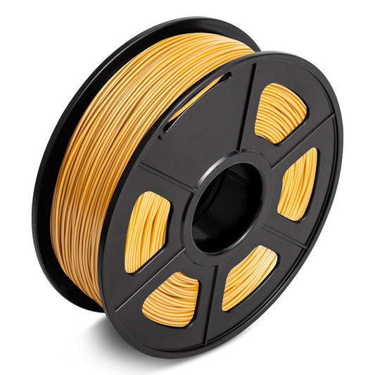 SUNLU PLA Gold Filament 1.75mm 3D Printer Filament 1kg - www.3dprintmonkey.co.uk - 1